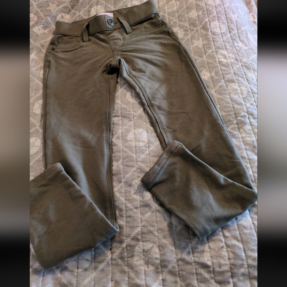 Tommy Bahama Comfy Knit Jegging Green Stretchy Super soft Kids Girls Size 7